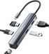 USB Dockteck USB C-hub 5-in-1 USB C-dock, USB-C adapter met Ethernet LAN RJ45, 4K HDMI, 3 USB 3.0 voor MacBook Pro/Air M1, iPad Pro/Air 5, Surface enz