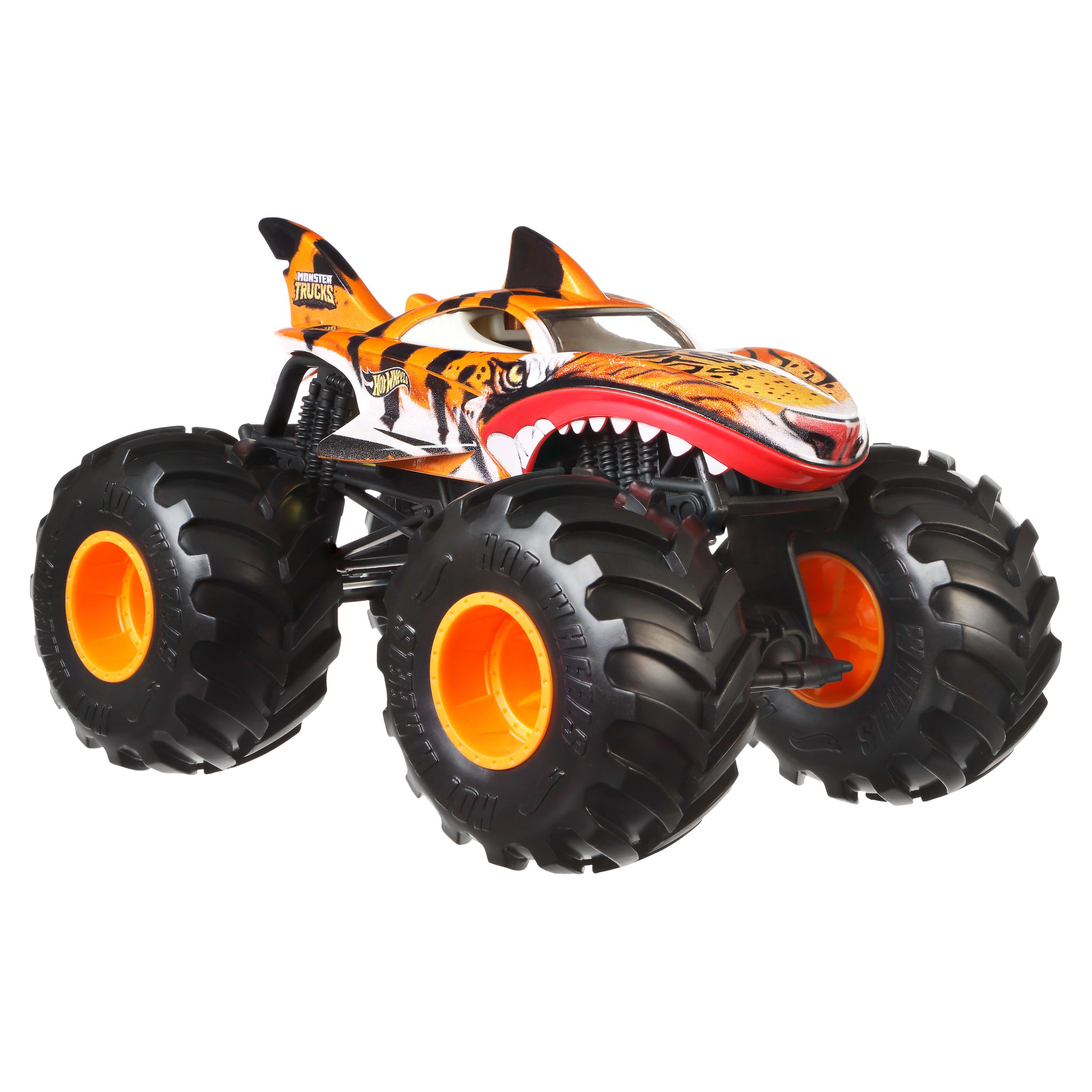 Hot Wheels Monstertrucks Tiger Shark 1:24 Scale Monster Truck