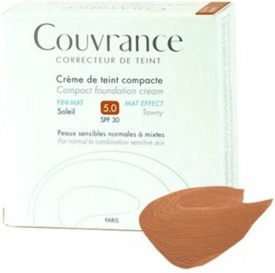 Avène Couvrance Getinte Compact Crème Mat Soleil - SPF - 9.5ml - Soleil