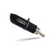 GPR Exhaust Systems Silencieux Slip On Homologué Furore Evo4 Nero Honda Xl 750 Transalp 750 2024-2025 E5 Oval