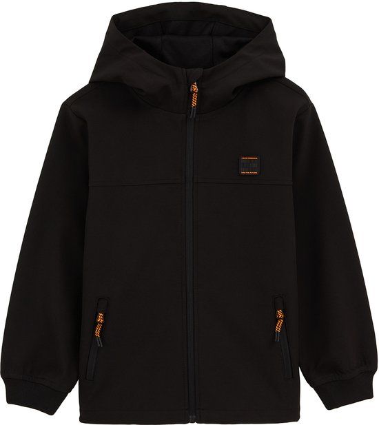 WE Fashion Jongens softshell jack Zwart