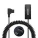 NEEWER Dubbelzijdige dummy-batterijadapter met display, opgerolde D-tap naar USB C-splitterlader compatibel met Atomos Ninja Shinobi Monitoren DJI SDR videozender Sony NP-F970/750/550, VP-F550X2