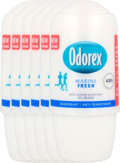 Odorex Body Heat Responsive Rol Marine Fresh Voordeelverpakking 6x55ml