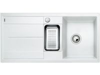 BLANCO METRA 6 S-F | Zilvergraniet Wit Granieten Spoelbak