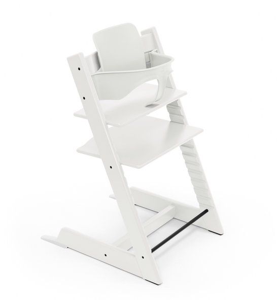 Stokke Tripp Trapp Kinderstoel - Wit - Inclusief Stoel + Babyset2 - Verstelbaar & Ergonomisch