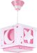 Dalber Kinderhanglamp voor aan het plafond met maan en sterren, roze, 63232MS, E27, kinderlamp voor jongens, meisjes en baby's.