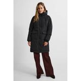 Anytime Lange Parka Zwart