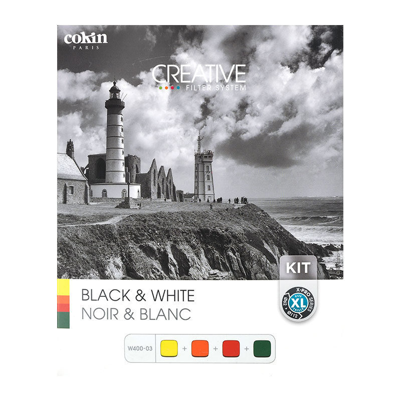 Cokin Creative 4 Black & White Filter Kit W400 03 XL Serie