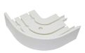 Gardinia Bocht P2Ü, wit, 13,5/13,5 cm