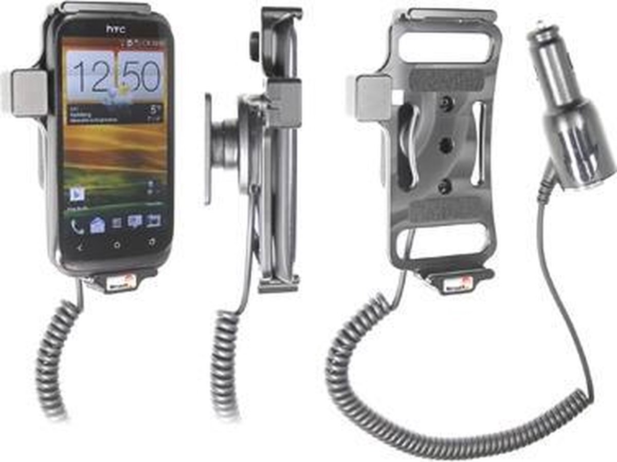 Brodit actieve houder met autolader voor HTC Desire X