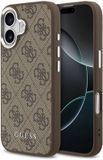Guess 4G Backcover - Geschikt voor iPhone 17 - MagSafe Compatibel - Bruin