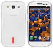 mumbi Hoes compatibel met Samsung Galaxy S3 / S3 Neo telefoonhoes telefoonhoes, transparant wit