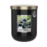 HEART & HOME - Geurkaars op basis van natuurlijke sojawas voor thuis - Groot potje helder water en kreupelhout - Brandduur 75 uur - Cadeau, decoratie en geur voor thuis
