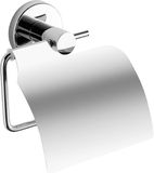 Gedy Felce Plus toiletrolhouder met deksel, chroom