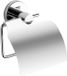 Gedy Felce Plus toiletrolhouder met deksel, chroom