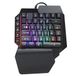 Tonysa Panda Tonysa Gaming-toetsenbord met één hand