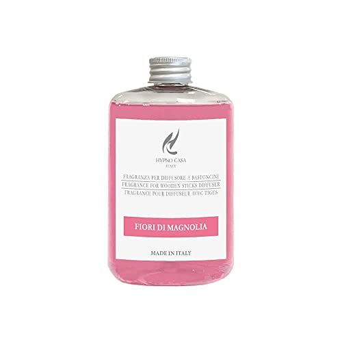 HYPNO CASA - Navulverpakking voor kamergeurdiffusers, 500 ml (magnolienbloesem)
