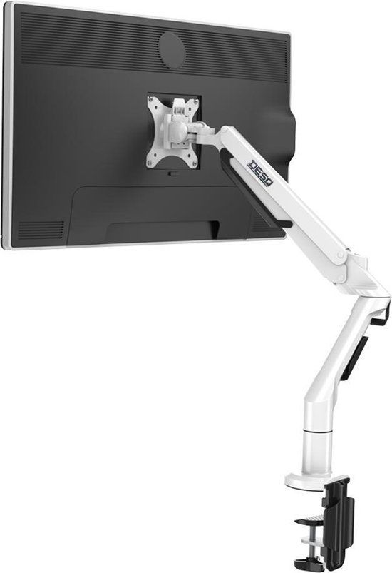 DESQ Monitorarm met Gasveer | 17/36 Inch | Wit
