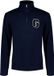 Gant Sweat-shirt à demi-fermeture éclair avec badge graphique bleu 2XL Homme