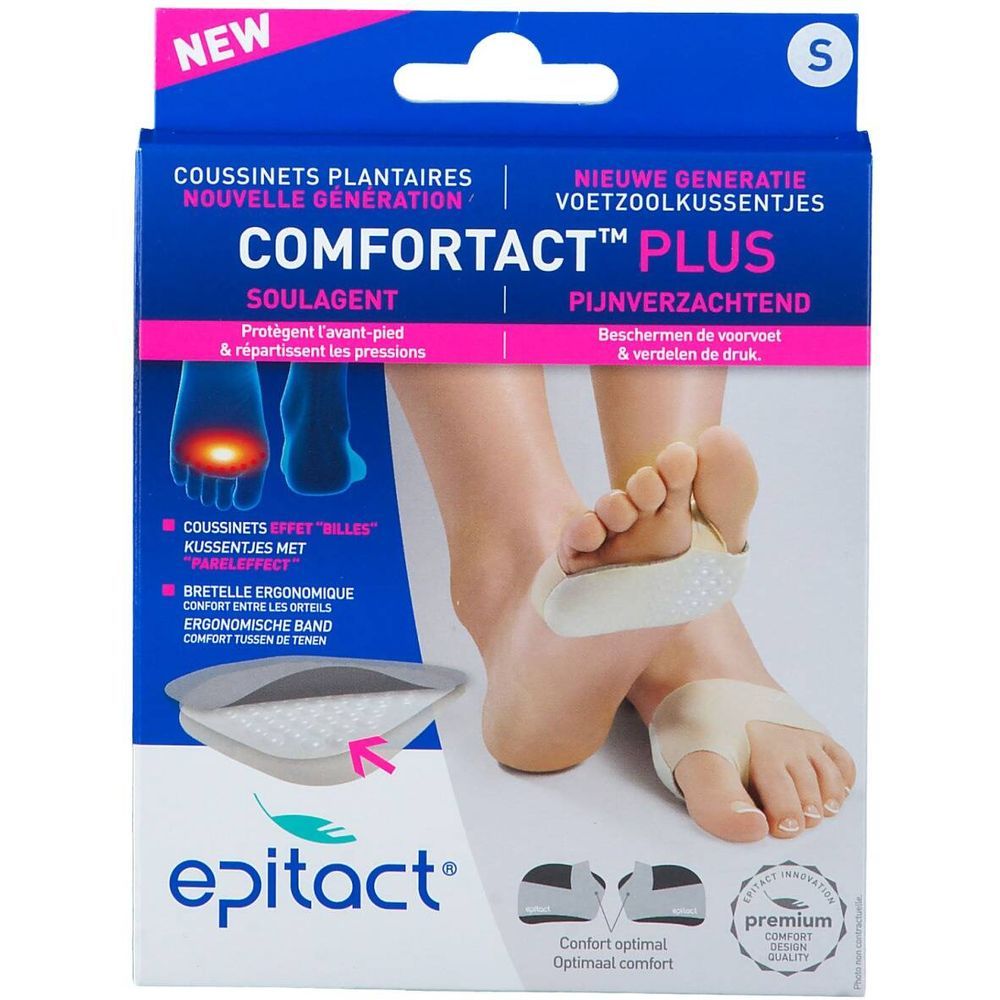 Epitact Comfortact Plus Voetzoolkussentjes Small