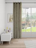 Gordijn met ogen, ondoorzichtig, crash-look, modern, zwart wit, gordijn