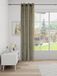 Gordijn met ogen, ondoorzichtig, crash-look, modern, zwart wit, gordijn