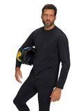 JP JAY-PI Heren Functionele Skikleding Thermo Lange Warme Broek Zwart Maat XL