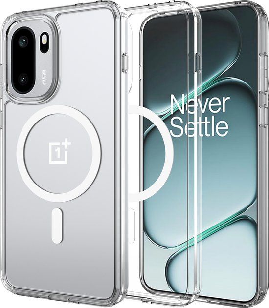 Just in Case hoesje geschikt voor OnePlus 15R - Compatibel met MagSafe - Military Grade Backcover - Transparant