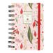 Turnowsky Dagkalender 12 maanden, zakagenda met zwarte spiraal en ronde hoeken, trancia metaal in de cover, 352 gekleurde pagina's, ideaal voor werk en universiteit, 9 x 13 cm