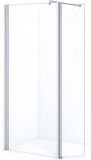 Maxaro Inloopdouche 90 cm met Draaibare Zijwand 35 cm Chroom