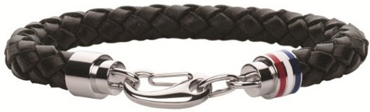 Tommy Hilfiger Armband Leather CordChain TJ 2700510 - Zwart