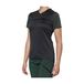100% Ridecamp shirt de vélo pour femme, taille L, anthracite/vert foncé