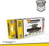 AMMO MIG 7184 Spanish Civil War - Republicans - Acryl Set Verf set