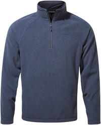 Craghoppers Corey VI Shirt met 1/2 rits Heren, blue navy marl