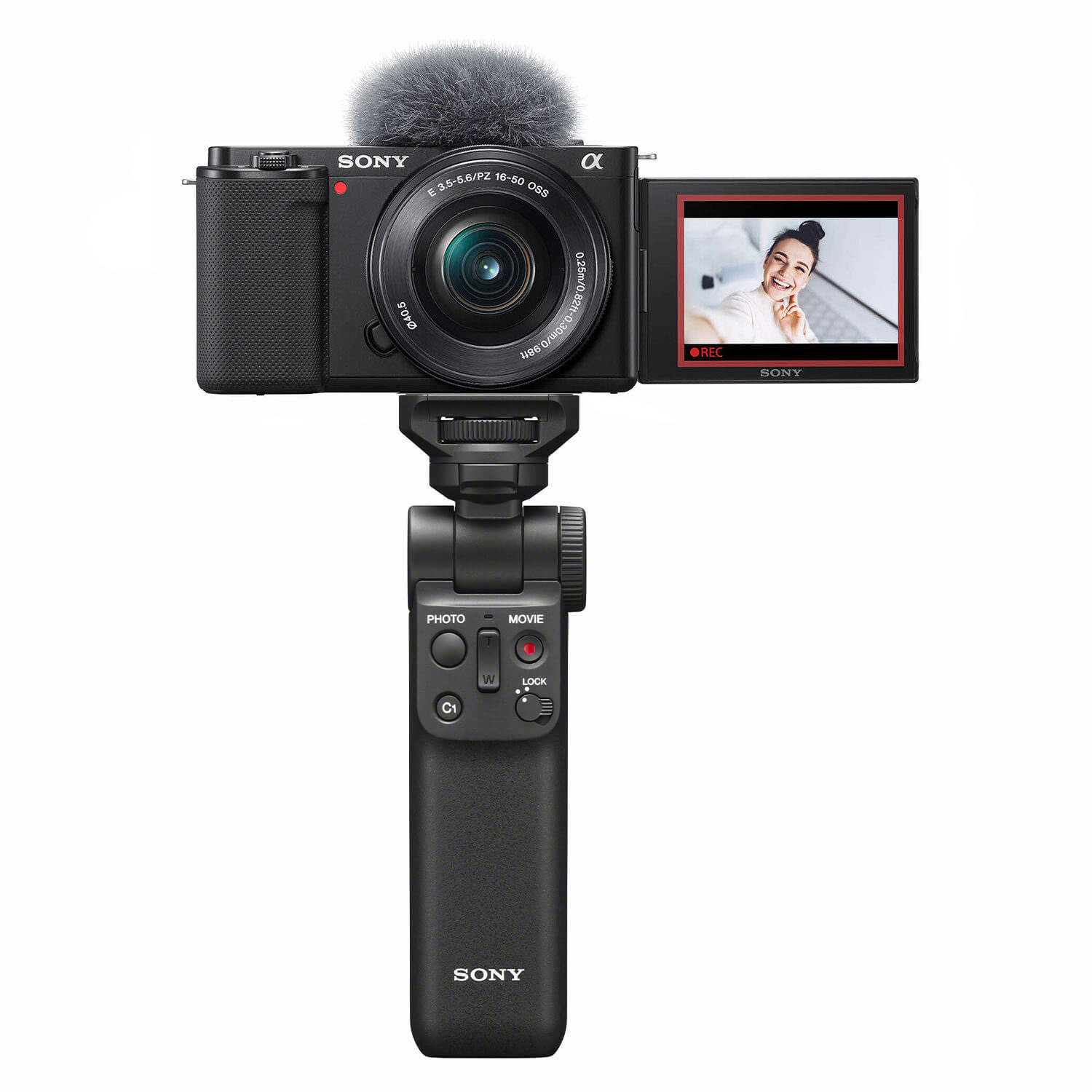 Sony Sony Vlog camera ZV-E10 + 16-50mm + GP-VPT2BT grip