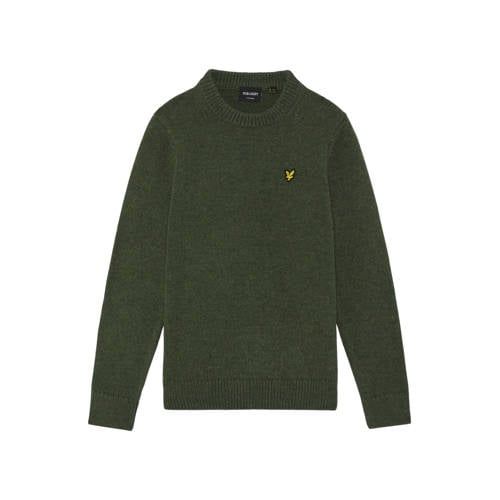 Lyle & Scott Jongens sweater - X937 Deep Depth - Polyester - Lange mouw