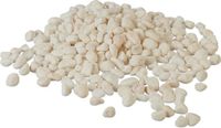 Relaxdays witte kiezelstenen - 5 kg - 5-15 mm - voor tuin en plantenbak - siergrind - wit
