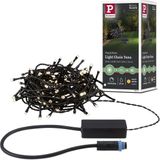 Paulmann Plug & Shine LED-lichtketting Yuna 3000K 10m IP44 2,5W Noir