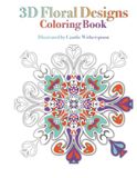 Livre de coloriage de motifs floraux en 3D