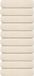 vidaXL Douchehanddoeken FROGN 10 stuks 70x140 cm 360 g/m² crème