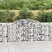 Maison Exclusive - Geknoopte gaasbakken, 12 pièces, 300x30x100/120 cm, acier galvanisé