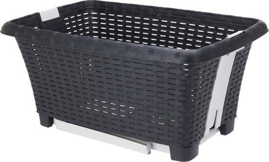 Bathroom Solutions Wasmand Op Poten - Antraciet - Kunststof - 60 x 40 cm