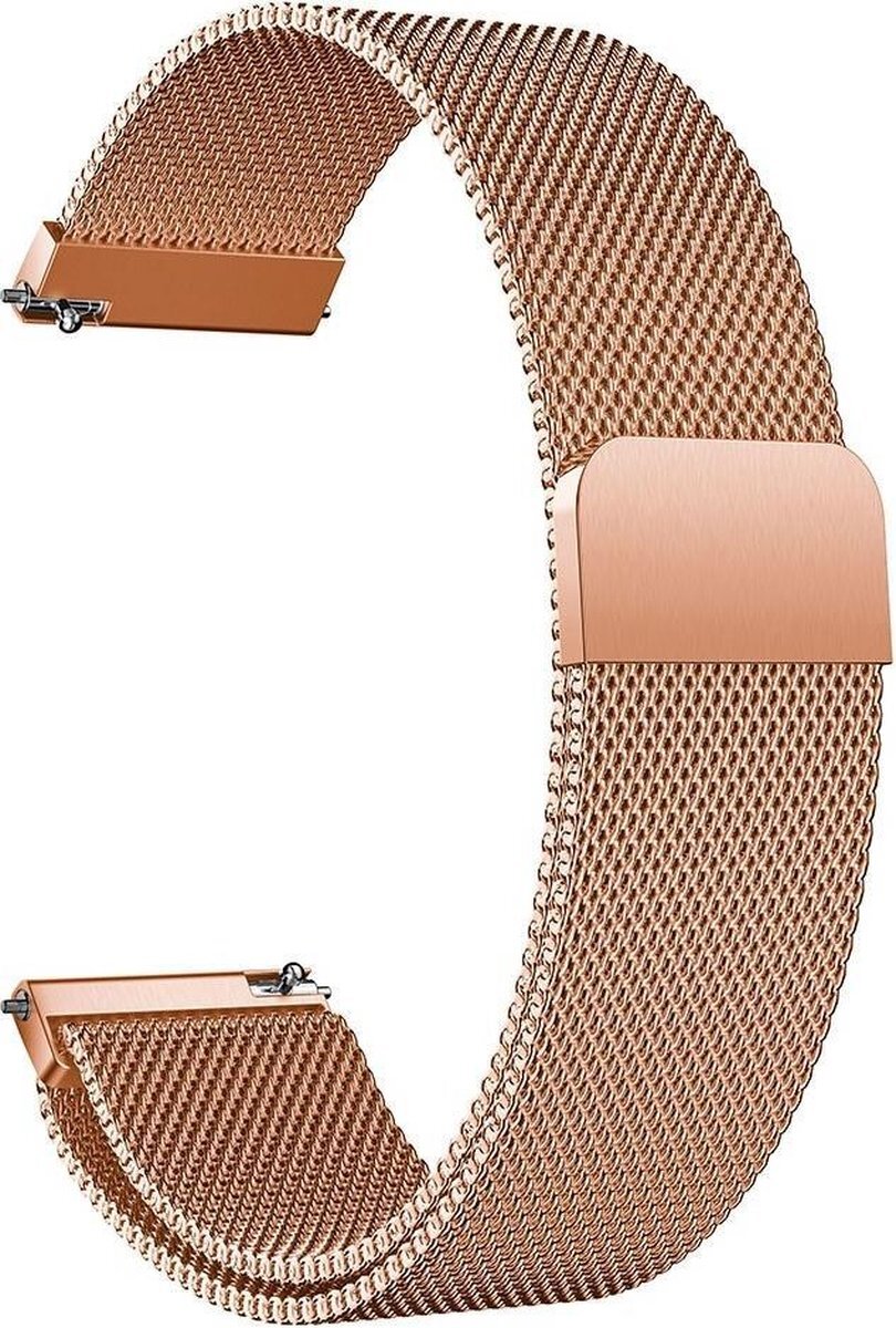 Just in Case Milanees armband Voor Samsung Galaxy Watch 3 41mm - Rose Goud