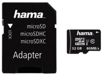 Hama microSDHC 32GB UHS-I Klasse 10 geheugenkaart