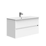 Baikal TRIX Badkamerkast met 2 laden, wandmontage, 90 cm, wit