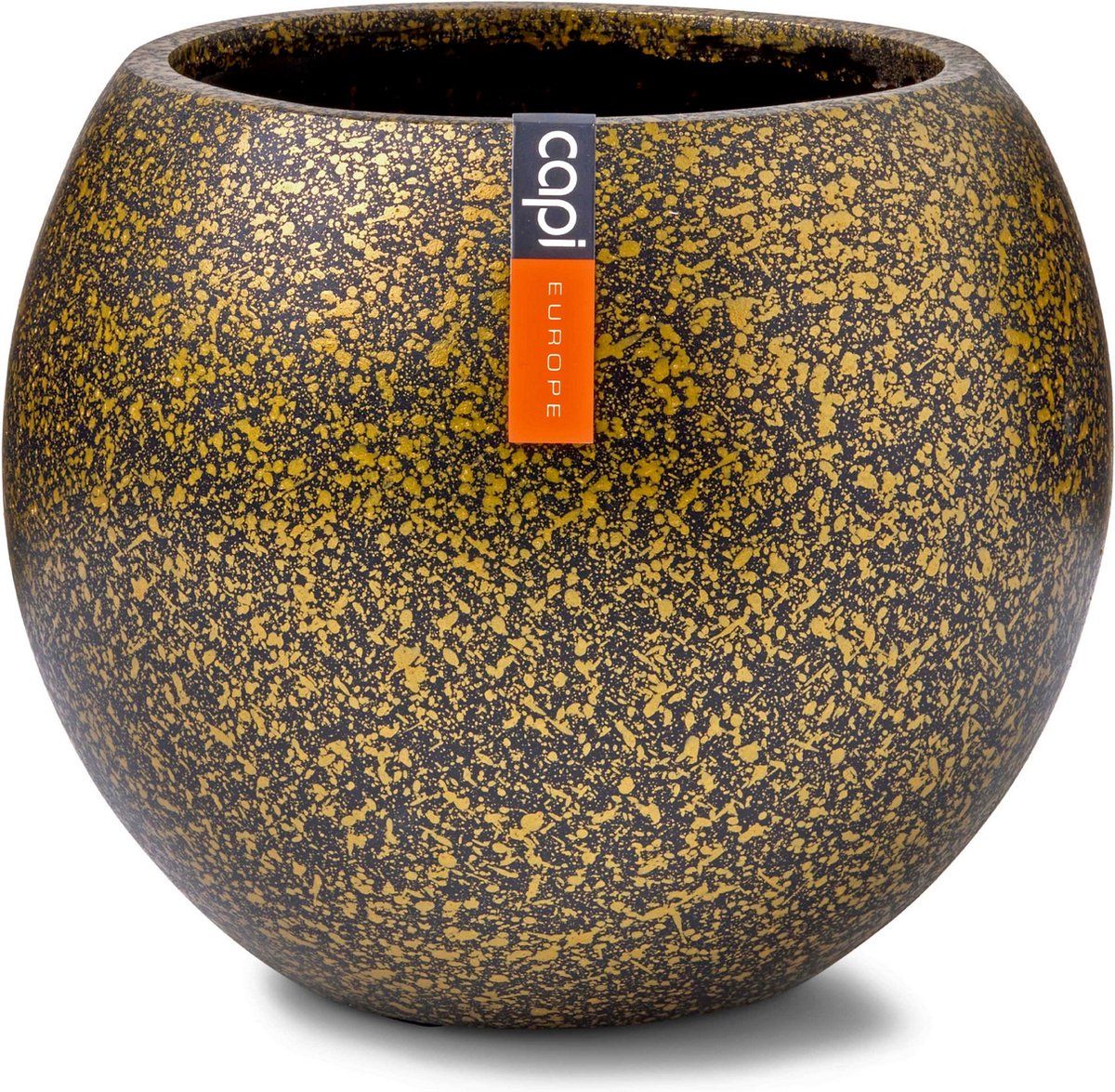 Capi Europe Vaas bol Terrazzo 10x9 goud