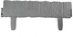 PLASTICFORTE Flexibele borderrand/hekje - 57 cm - grijs - kunststof
