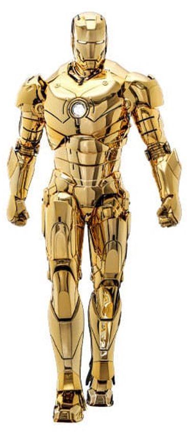 Hot Toys Iron Man Mark III (Gold Color Version) Sixth Scale Figuur