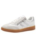 Marco Tozzi Damessneakers, wit/zilver, 39 EU