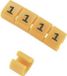 TRU COMPONENTS TC-MB1/9203 Clip de marquage Impression 9 Diamètre extérieur 3 à 3,60 mm